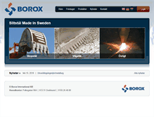 Tablet Screenshot of borox.com